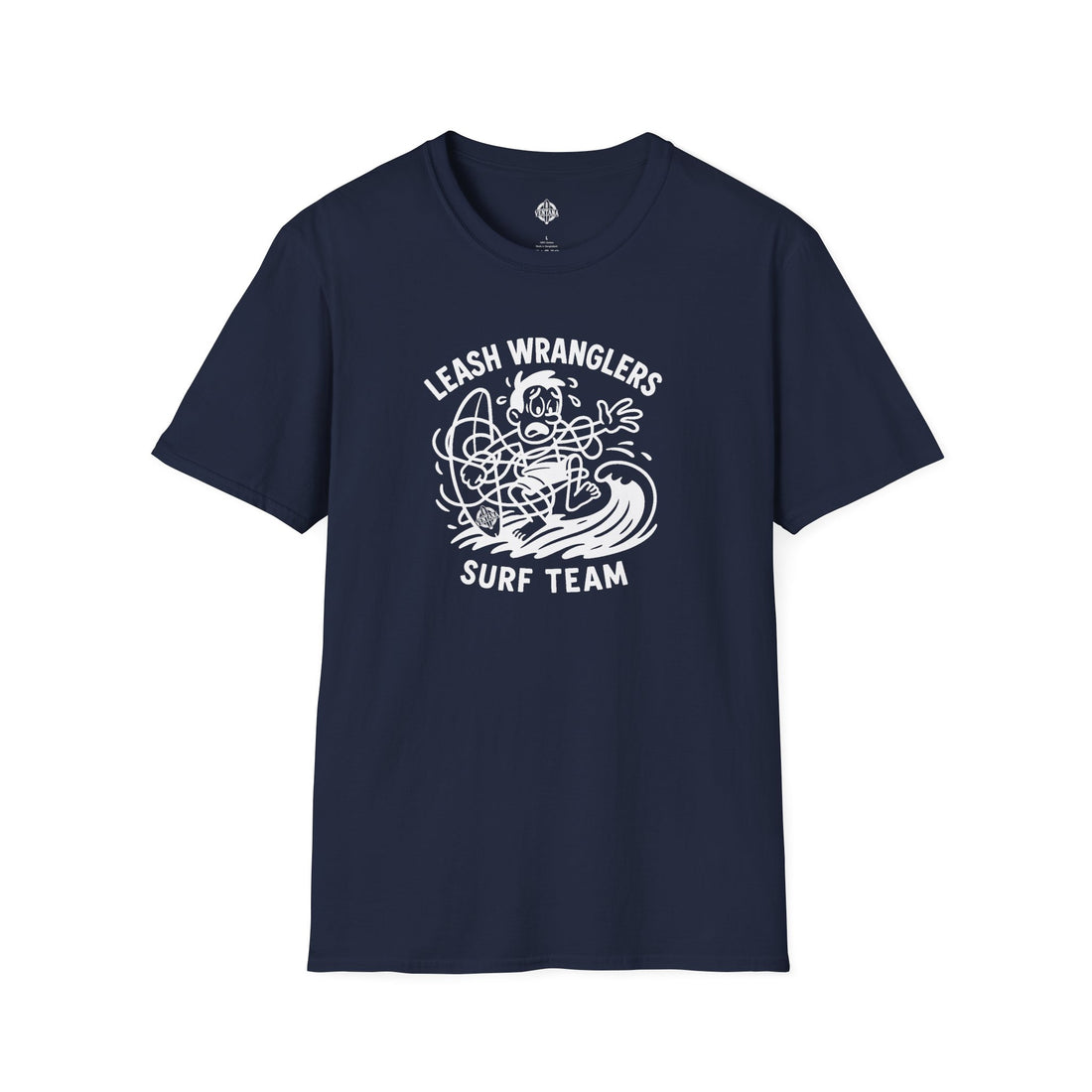 Leash Wranglers Surf Team Unisex - Soft Style U.S. Cotton T-Shirt