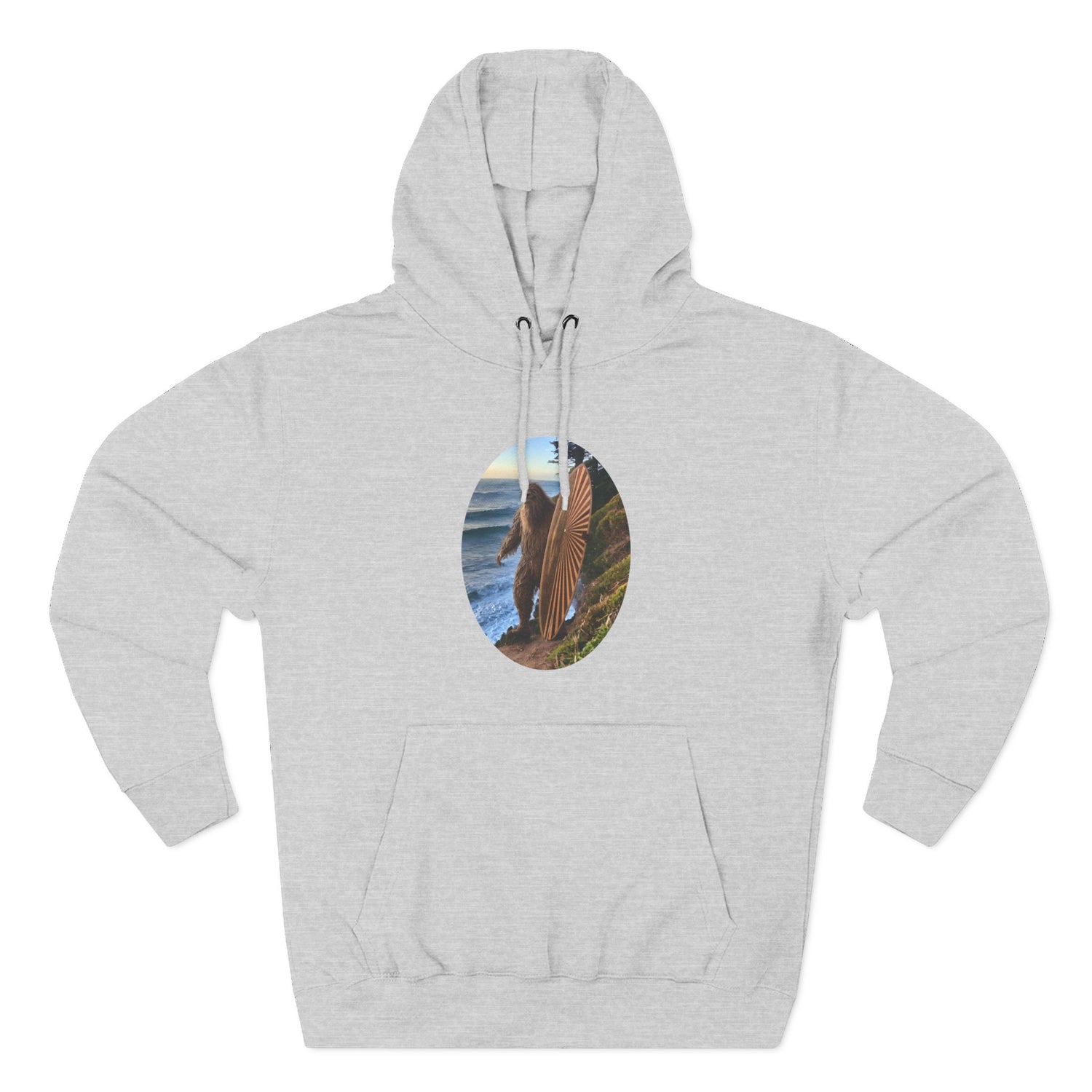 Ventana Real Surfsquatch Unisex - Pull-Over Cotton Blend Fleece Hoodie