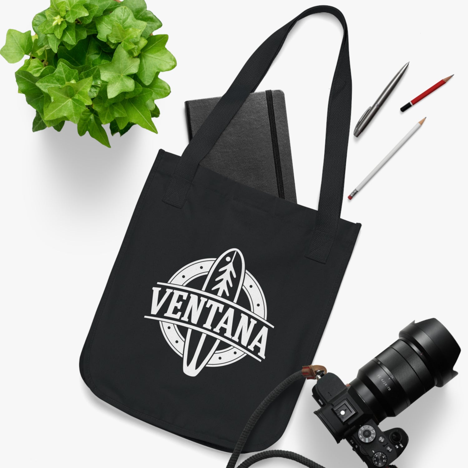 Ventana Treefish Logo Organic Cotton Tote Bag