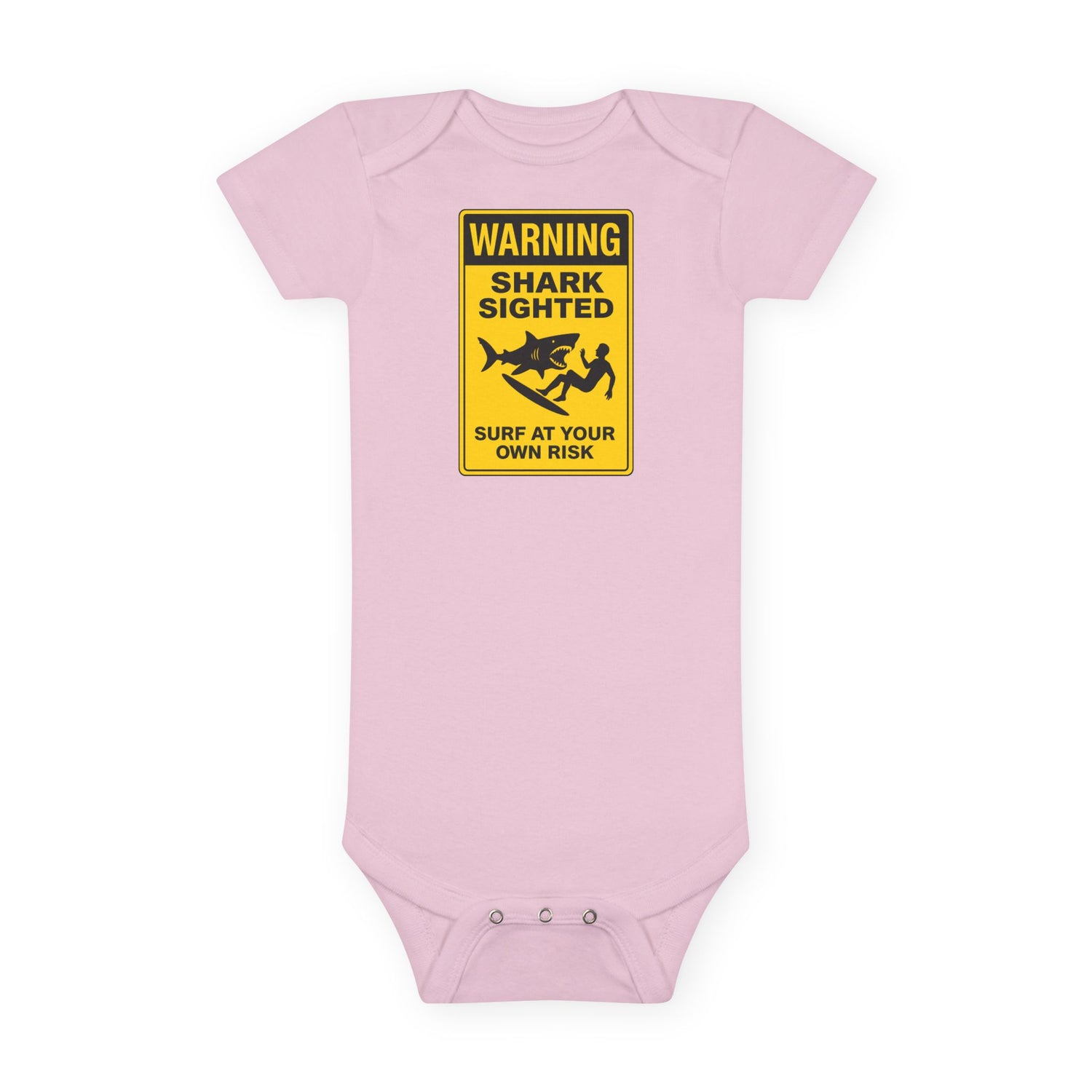 Shark Sighted - Baby Short Sleeve 100% Cotton Onesie