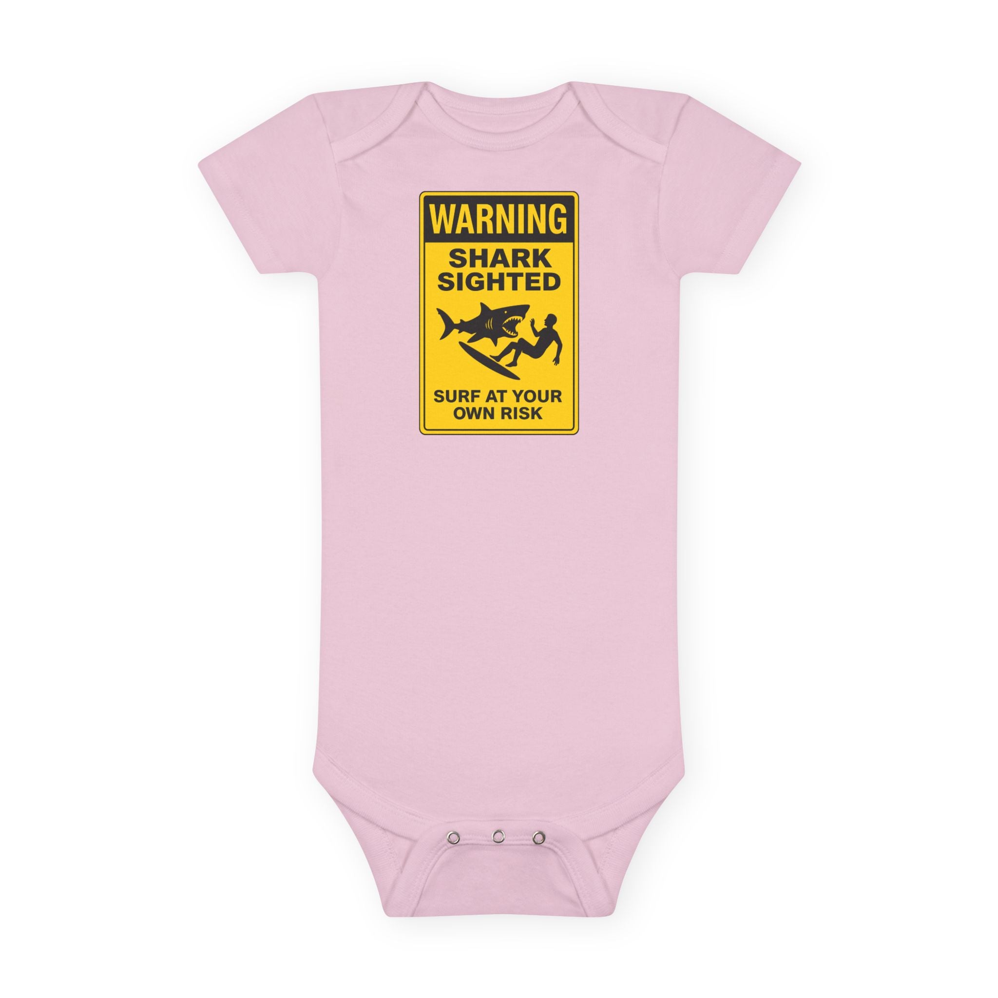 Shark Sighted - Baby Short Sleeve 100% Cotton Onesie