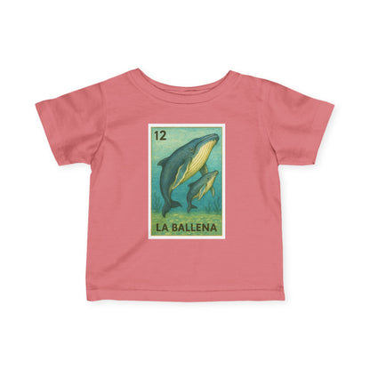 Whale Lotería - Infant 100% Cotton T-Shirt (La Ballena)