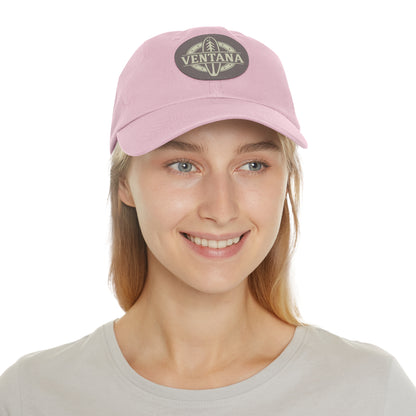 Ventana Treefish Logo Vegan Leather Patch Hat