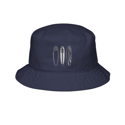 Ventana Three Board Embroidered Bucket Hat Unisex