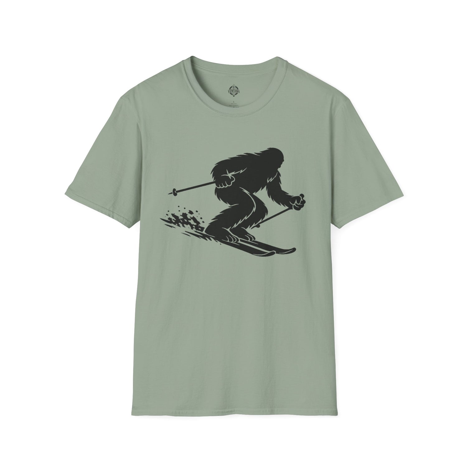 Ventana Shreddy Yeti Ski Unisex - U.S. Cotton T-Shirt
