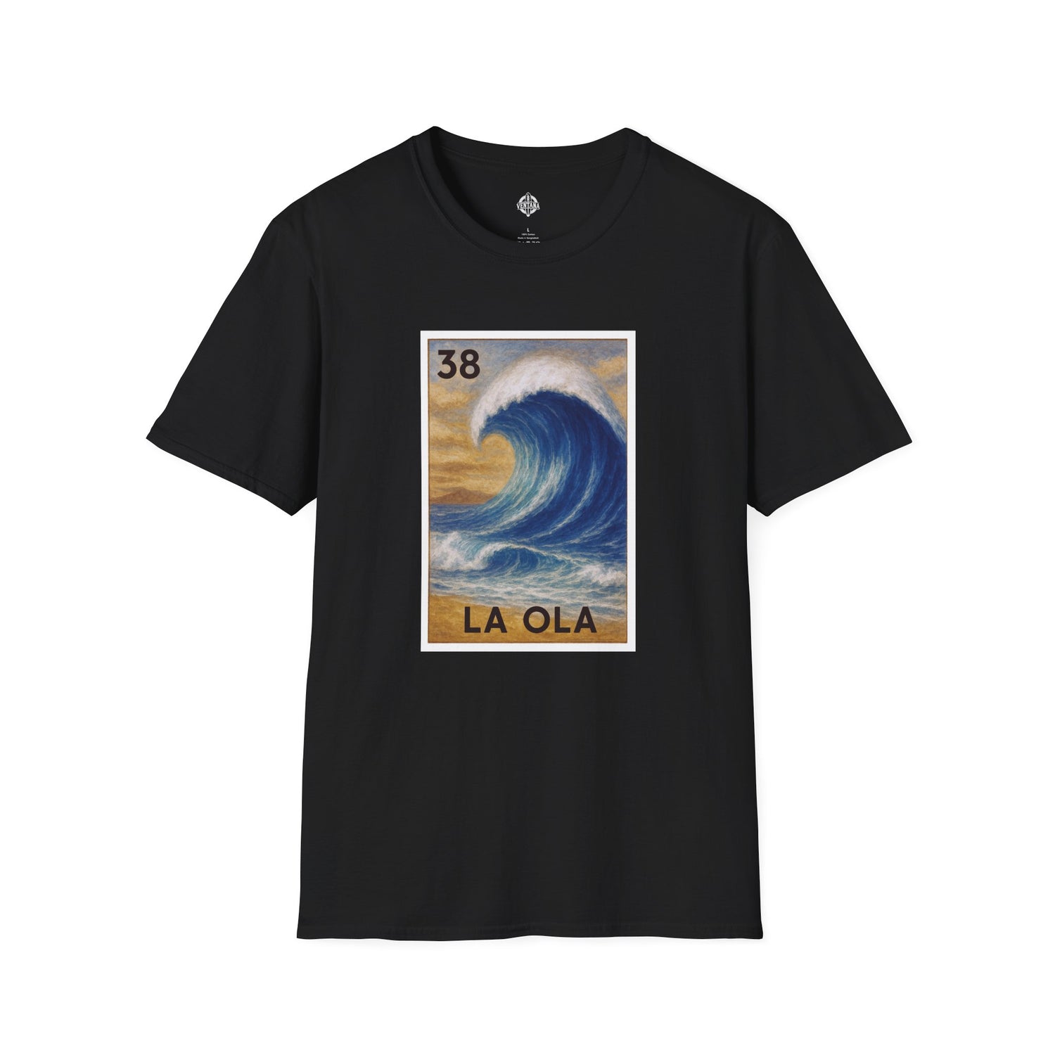 Wave Lotería Unisex - Soft Style U.S. Cotton T-Shirt (La Ola)