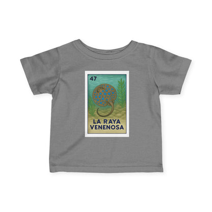Stingray Lotería - Infant 100% Cotton T-Shirt (La Orca)