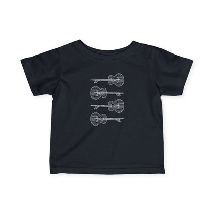 Ventana Santa Cruz Guitar Collab - Infant 100% Cotton T-Shirt