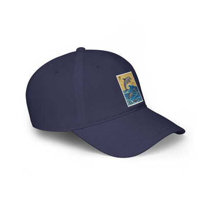 Dolphin Lotería Unisex - 100% Cotton Baseball Cap (El Delfín)