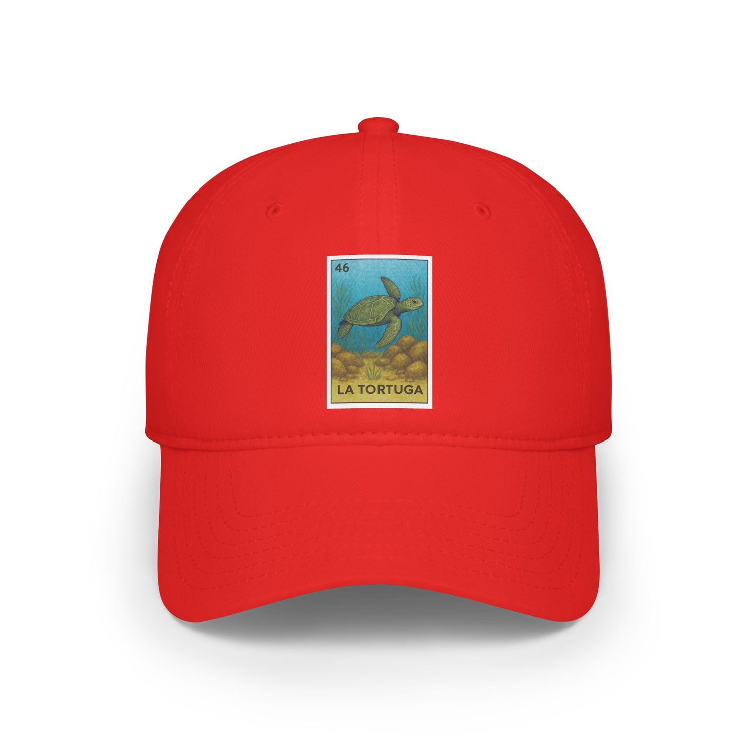 Turtle Lotería Unisex - 100% Cotton Baseball Cap (La Tortuga)