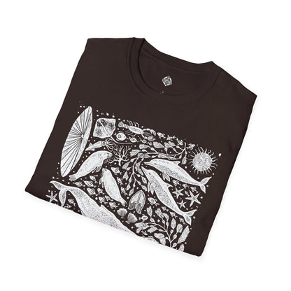 Ventana Marine Life by Lili Arnold Unisex - Soft Style U.S. Cotton T-Shirt