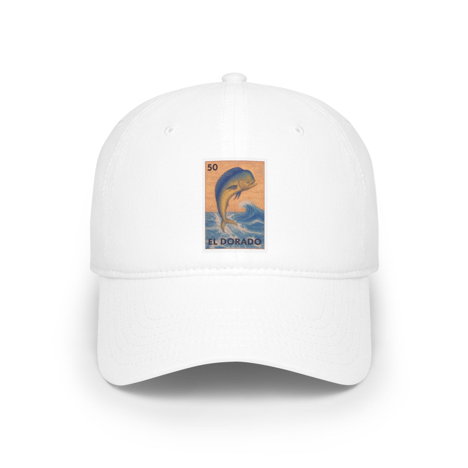 Dorado Lotería Unisex - 100% Cotton Baseball Cap (El Tiburón)