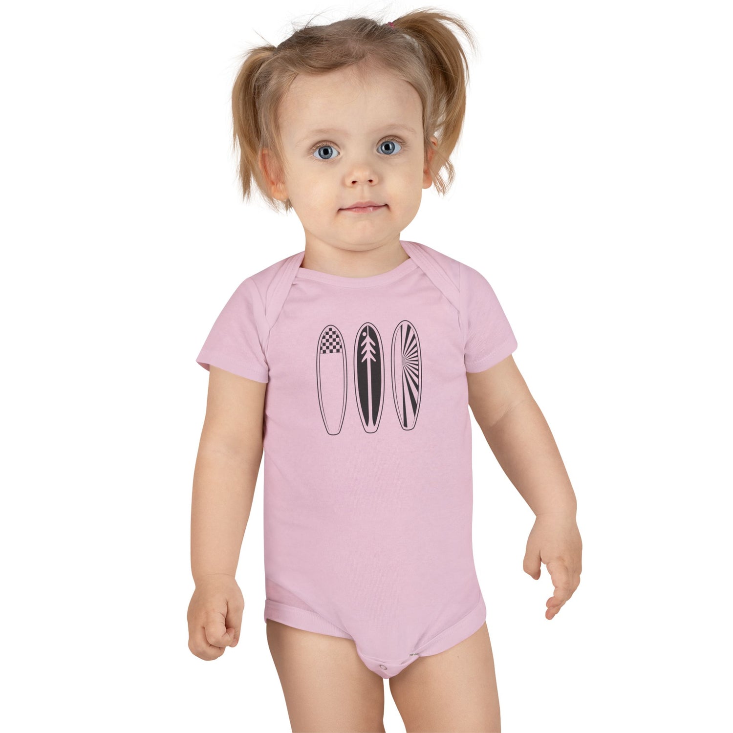 Ventana Three Board - Baby Short Sleeve 100% Cotton Onesie