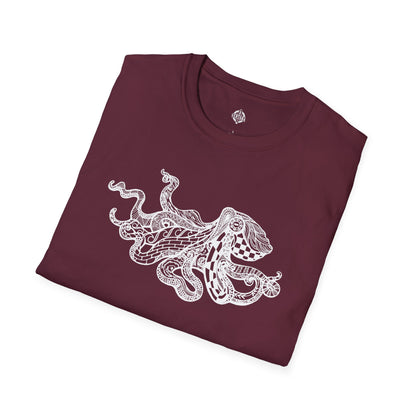 Ventangle Octopus Unisex - Soft Style U.S. Cotton T-Shirt