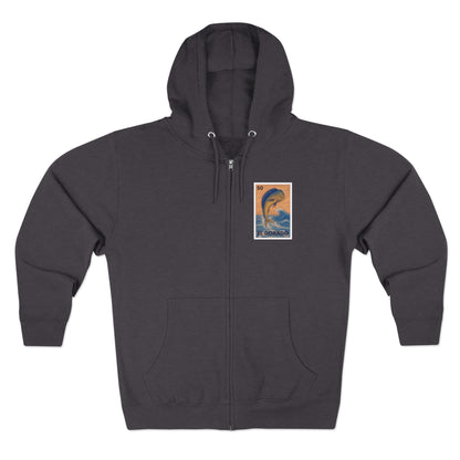 Dorado Lotería Unisex - Zip Cotton Blend Fleece Hoodie (El Dorado)