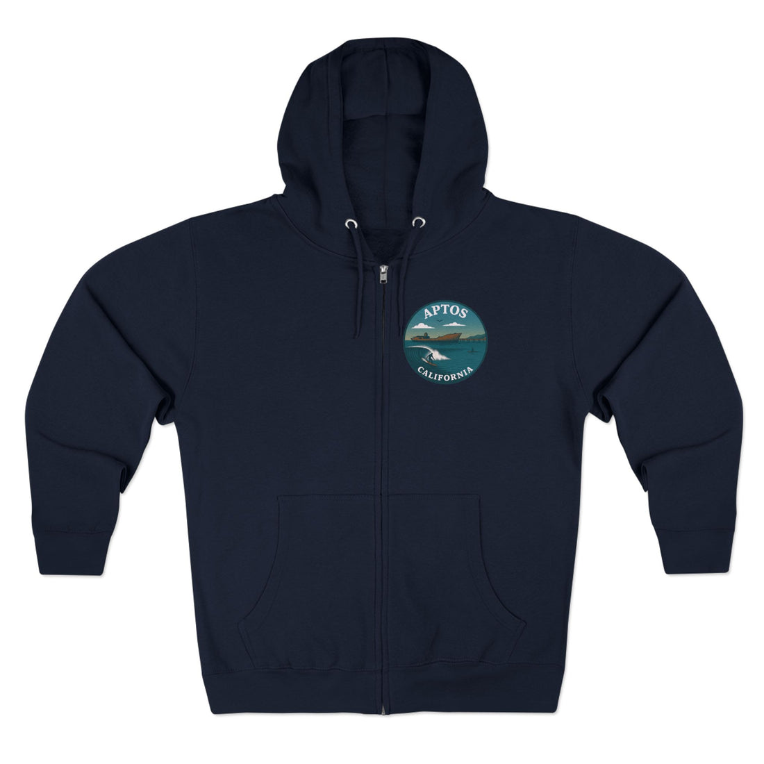 Aptos California Classic Unisex - Zip Cotton Blend Fleece Hoodie