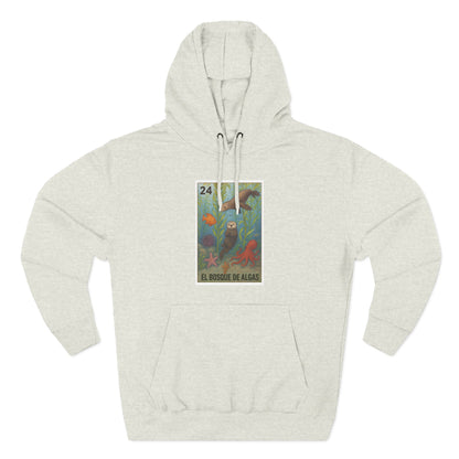 Kelp Forest Lotería Unisex - Pull-Over Cotton Blend Fleece Hoodie (El Bosque de Algas)