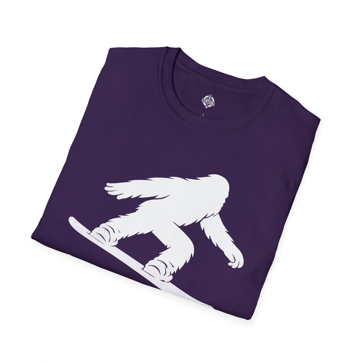 Ventana Shreddy Yeti Snowboard Unisex - U.S. Cotton T-Shirt