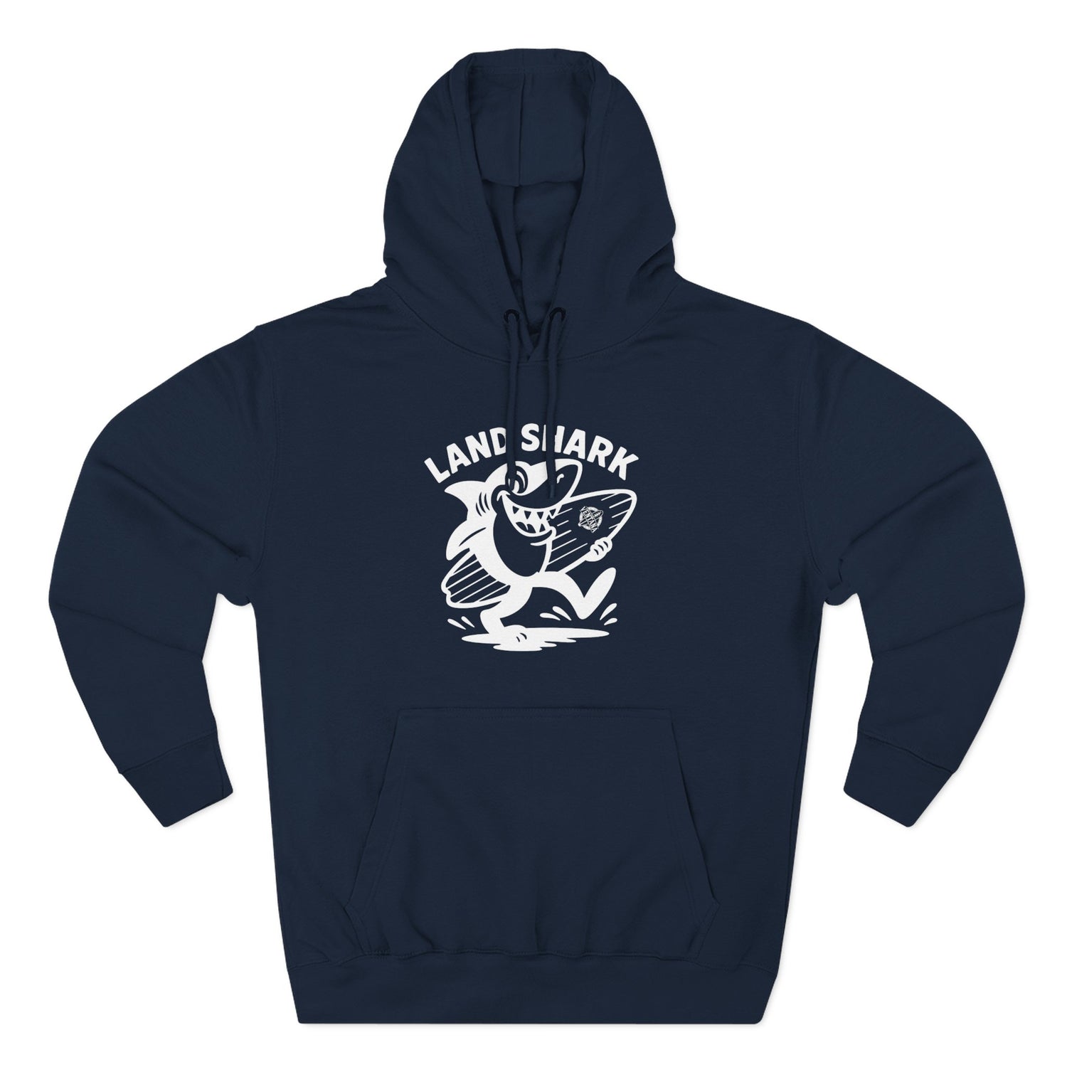Land Shark Unisex - Pull-Over Cotton Blend Fleece Hoodie