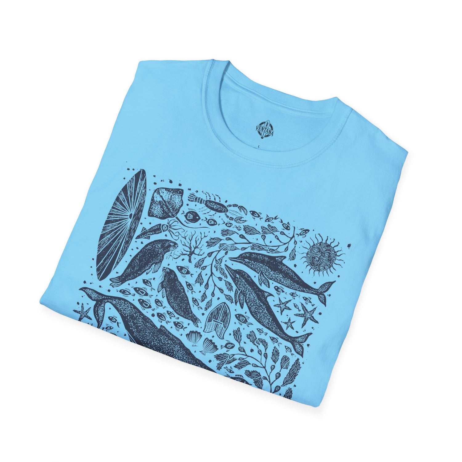 Ventana Marine Life by Lili Arnold Unisex - Soft Style U.S. Cotton T-Shirt