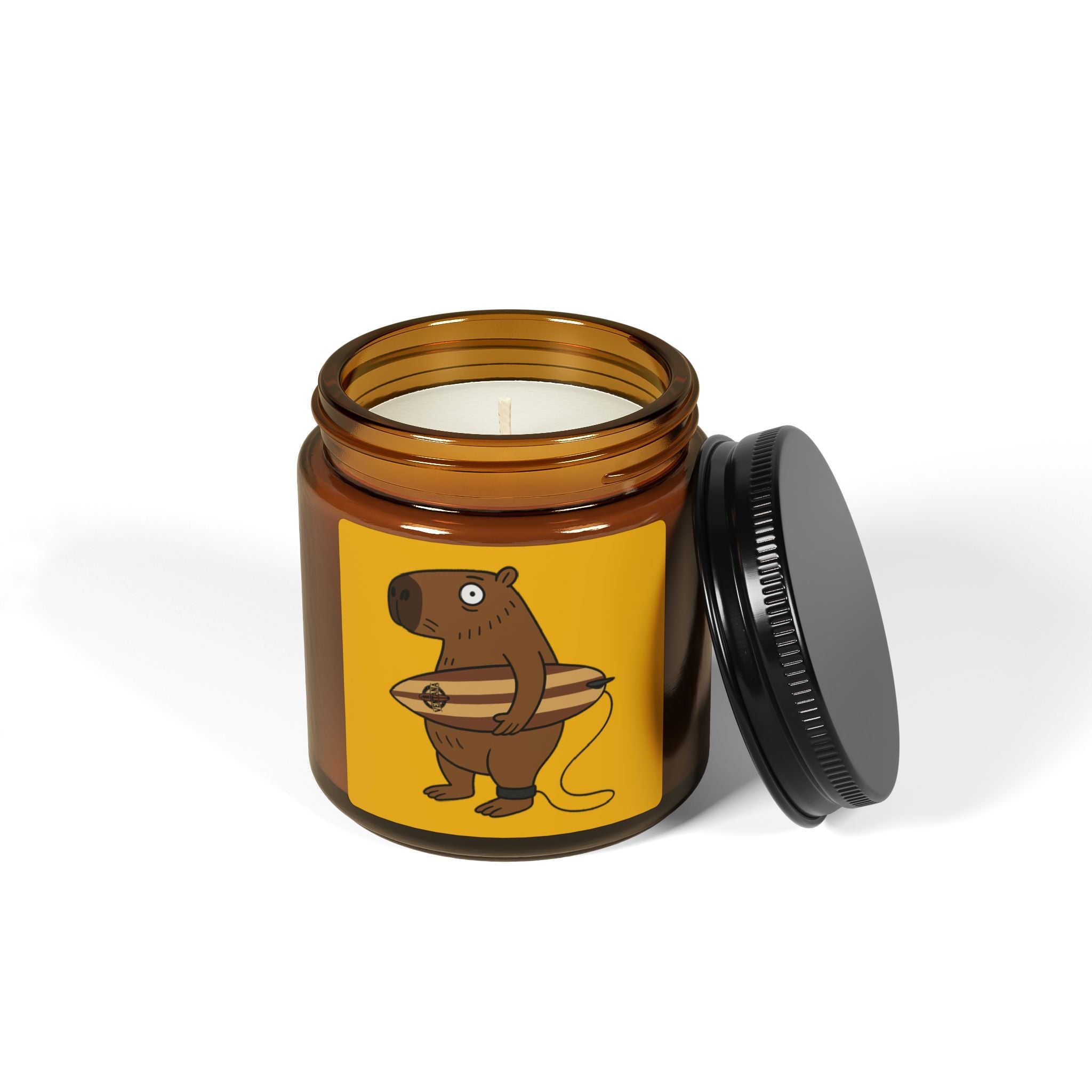Capybara Surfer - Scented Soy Candle