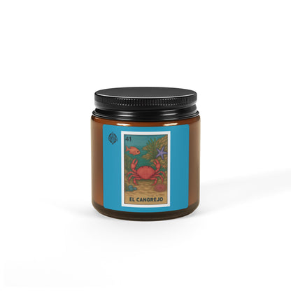 Crab Lotería - Scented Soy Candle (El Cangrejo)