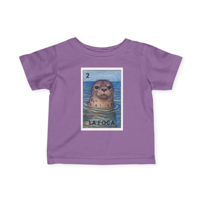 Seal Lotería - Infant 100% Cotton T-Shirt (La Foca)