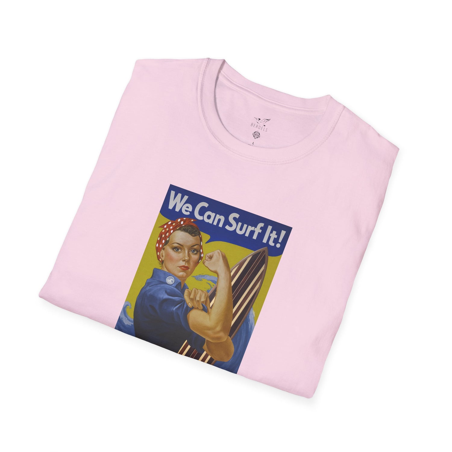 Rosie the Surfer Unisex - Soft Style U.S. Cotton T-Shirt