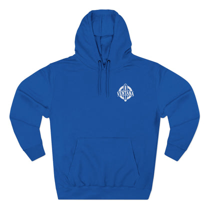 Ventana Treefish Logo - Pull-Over Cotton Blend Fleece Hoodie