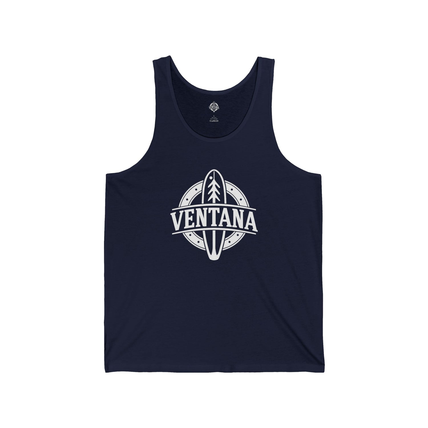 Ventana Treefish Logo - Cotton Jersey Tank Top Unisex