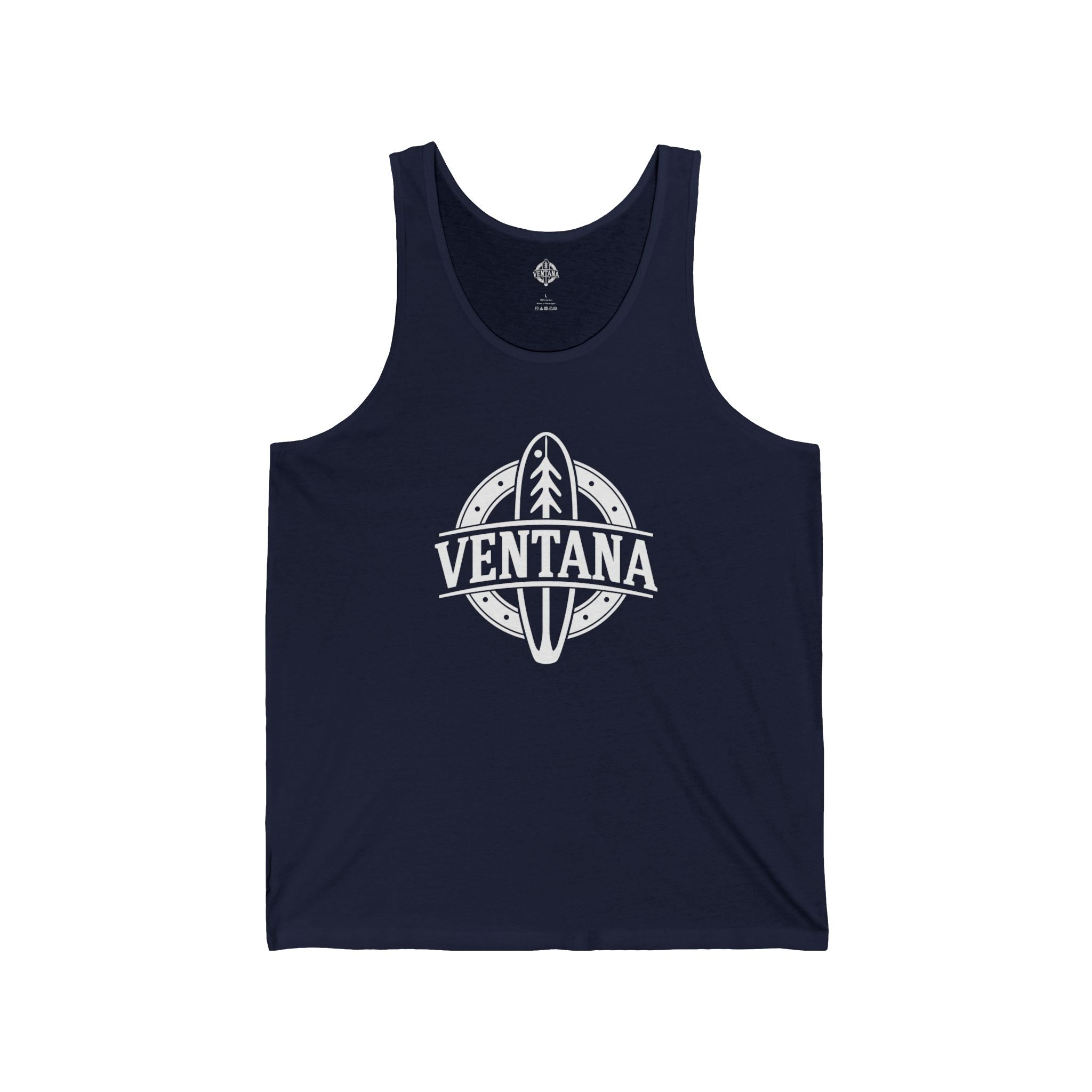 Ventana Treefish Logo - Cotton Jersey Tank Top Unisex