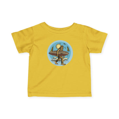 Ventana Surfsquatch by Thiago Bianchini - Infant 100% Cotton T-Shirt