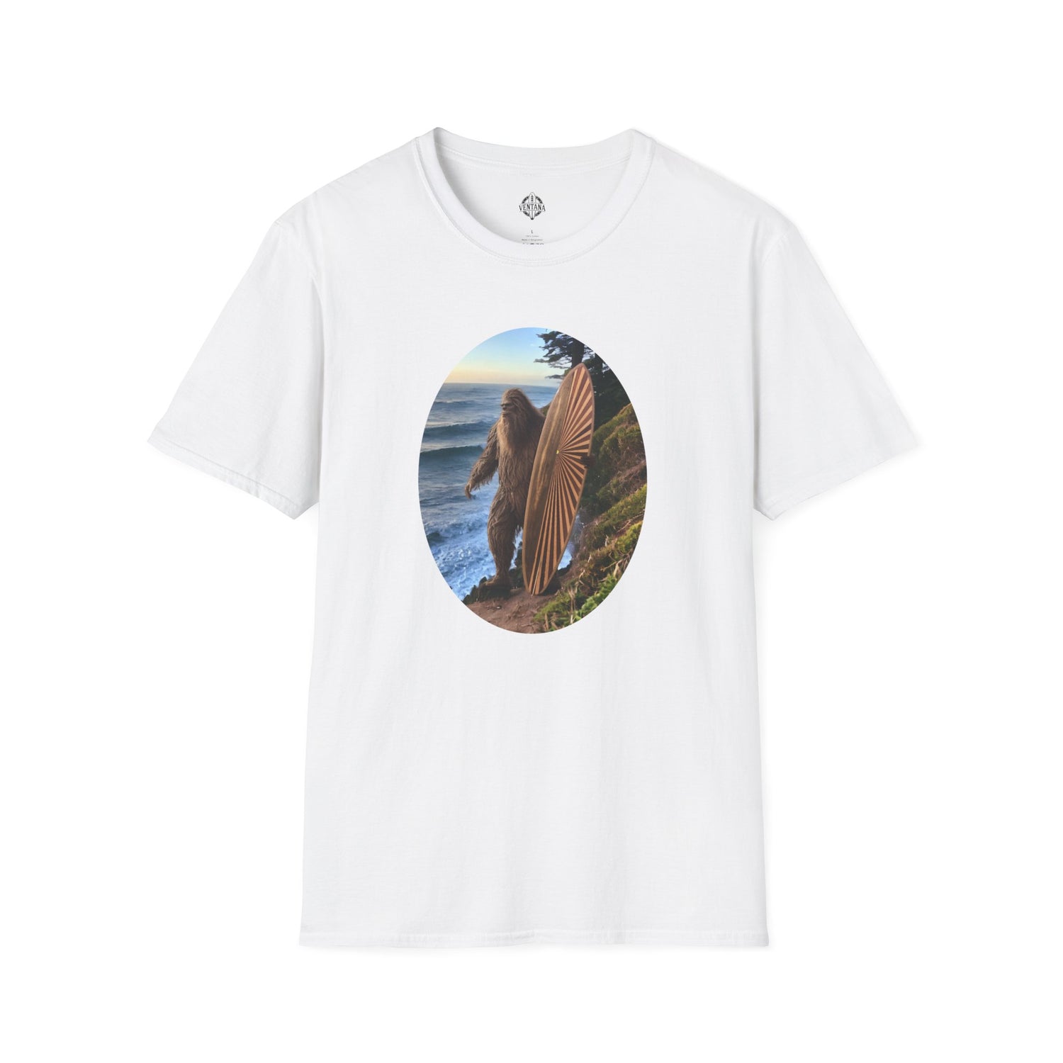 Ventana Real Surfsquatch Unisex - U.S. Cotton T-Shirt