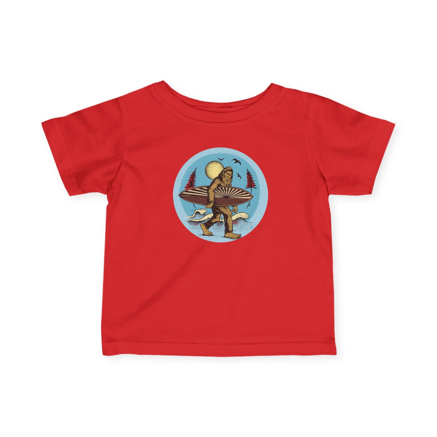 Ventana Surfsquatch by Thiago Bianchini - Infant 100% Cotton T-Shirt