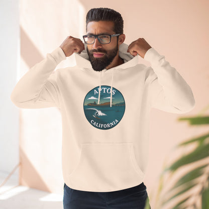 Aptos California Classic Unisex - Pull-Over Cotton Blend Fleece Hoodie