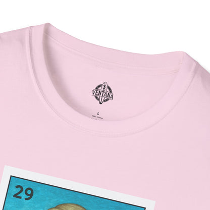 Elephant Seal Lotería Unisex - Soft Style U.S. Cotton T-Shirt (El Elefante Marino)