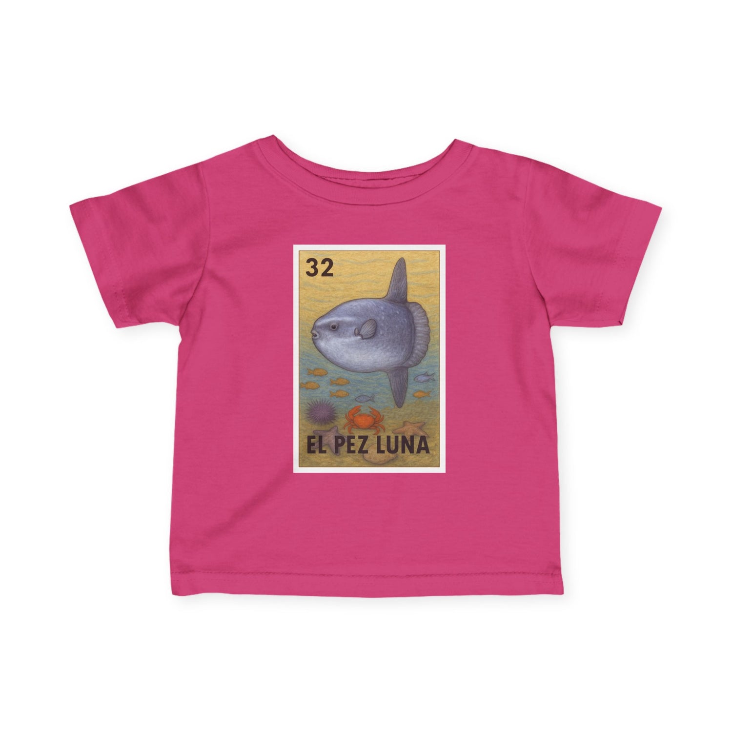 Sunfish Lotería - Infant 100% Cotton T-Shirt (El Pez Luna)