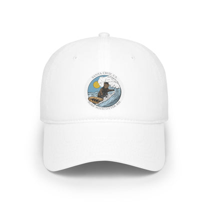 Surf with Otter 841 by Thiago Bianchini - 100% Cotton Baseball Cap