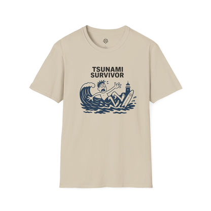 Tsunami Survivor Unisex - Soft Style U.S. Cotton T-Shirt