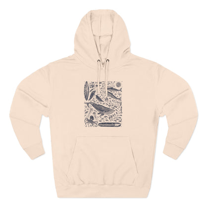 Ventana Marine Life by Lili Arnold Unisex - Pull-Over Cotton Blend Fleece Hoodie