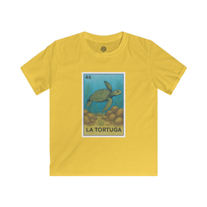 Turtle Lotería Kids - Soft Style U.S. Cotton T-Shirt (La Tortuga)