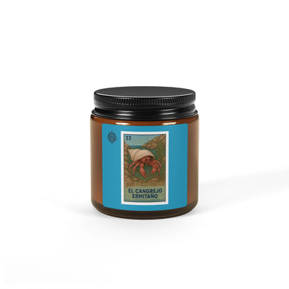 Hermit Crab Lotería - Scented Soy Candle (El Cangrejo Ermitaño)
