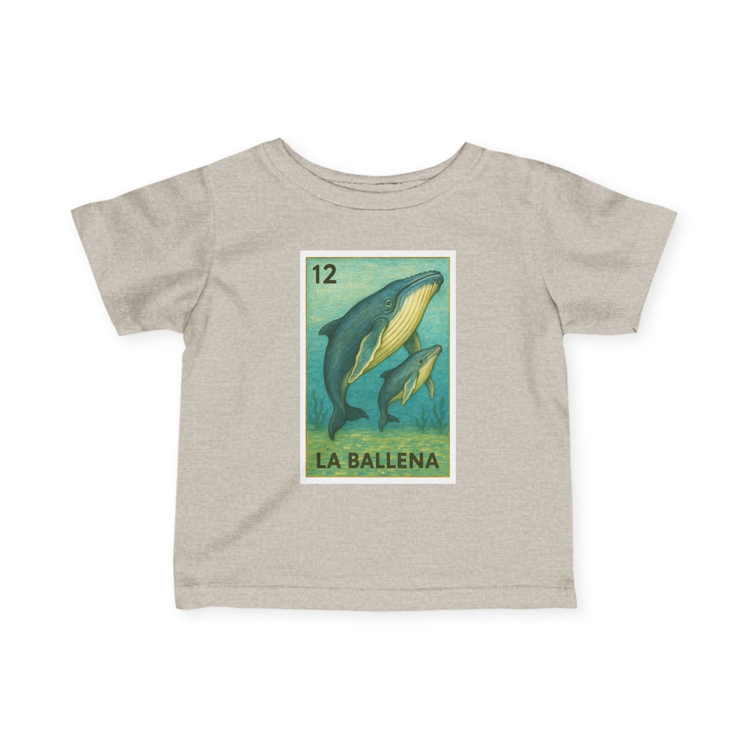 Whale Lotería - Infant 100% Cotton T-Shirt (La Ballena)
