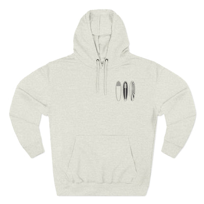Ventana Three Board - Unisex Pull-Over Cotton Blend Fleece Hoodie