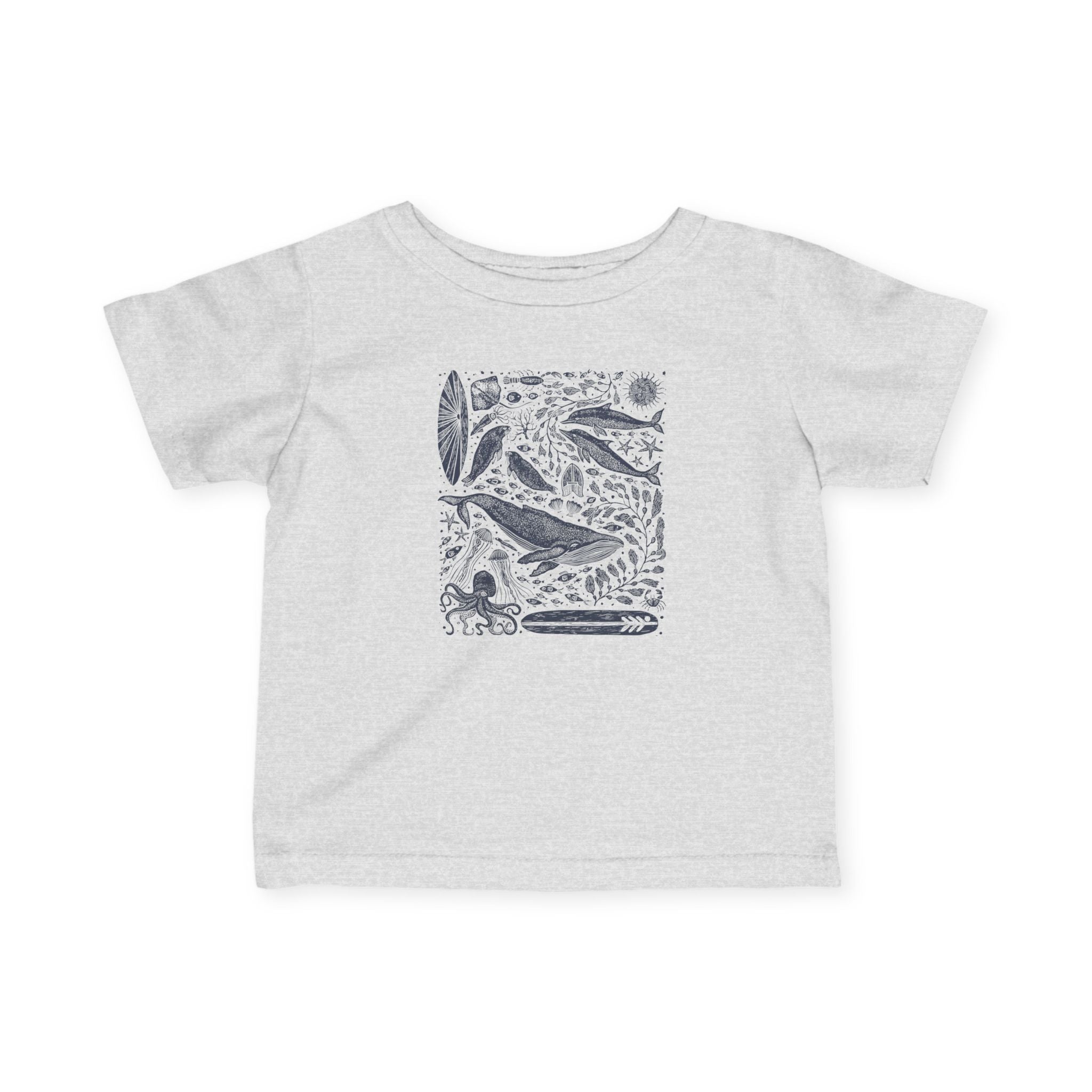 Ventana Marine Life by Lili Arnold - Infant 100% Cotton T-Shirt