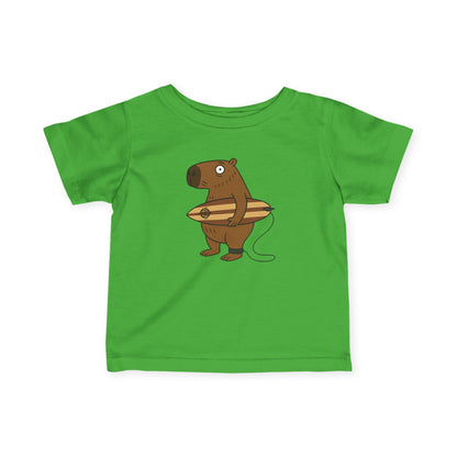Capybara Surfer - Infant 100% Cotton T-Shirt