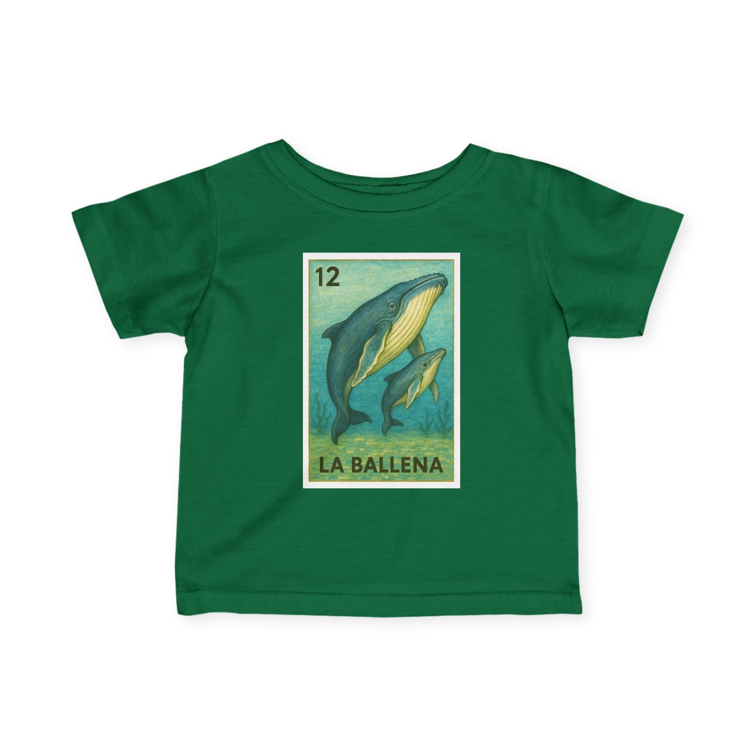 Whale Lotería - Infant 100% Cotton T-Shirt (La Ballena)