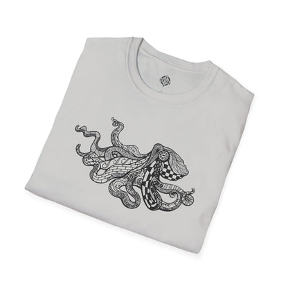 Ventangle Octopus Unisex - Soft Style U.S. Cotton T-Shirt