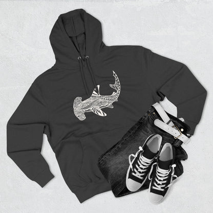 Ventangle Hammerhead Unisex - Pull-Over Cotton Blend Fleece Hoodie