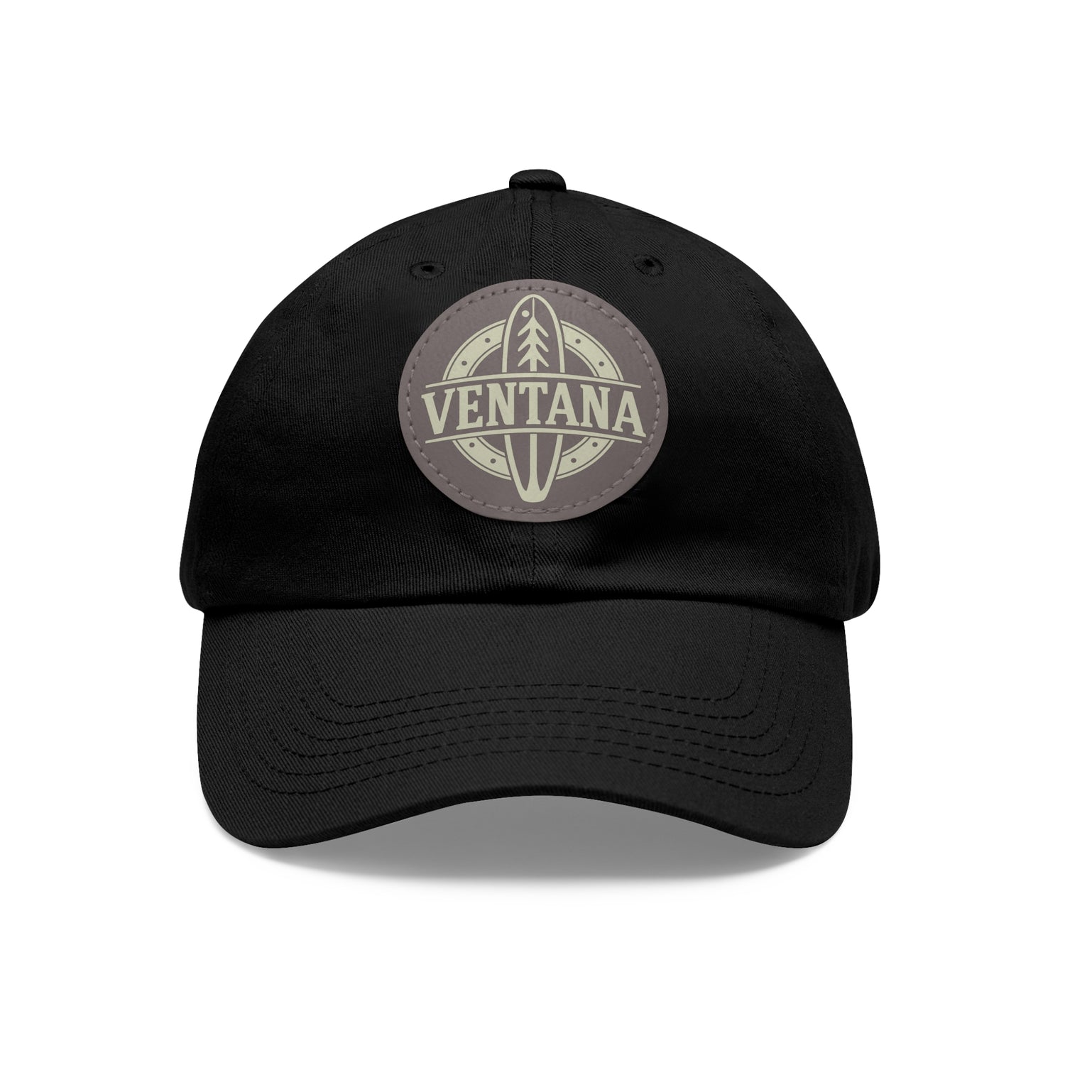 Ventana Treefish Logo Vegan Leather Patch Hat